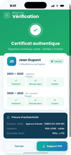 Vérification d'un certificat